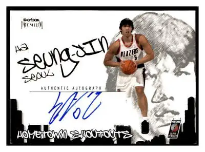 2004-05 SkyBox Premium #HSA-HS Ha Seung-Jin Hometown Shout Outs Autographs #/240 • $29.99