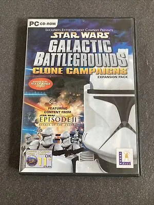 £0.99 • Buy Star Wars Galactic Battlegrounds Clone Campaigns Expansion Pack PC Game