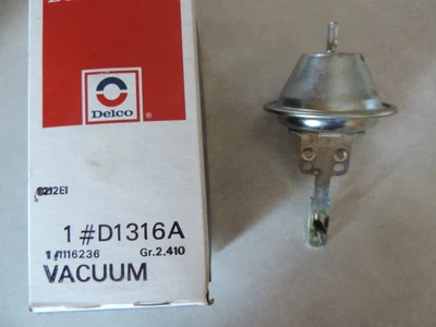$129.95 • Buy 64-67 C2 Corvette 327 W/Spec Hi Perf FI Distributor Vacuum Advance--GM #1116236