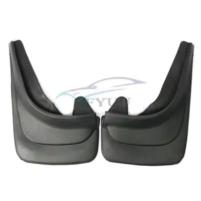 2x Soft Plastic Car Truck Van Front＋Rear Mudflaps Splash Guards Fender Black ABS • $36.85