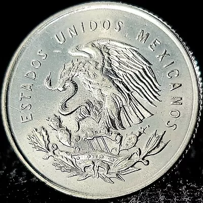 *Beautiful* Authentic Mexico 25 Centavos .300 Fine Silver Coin  Cap And Scales   • $8.99