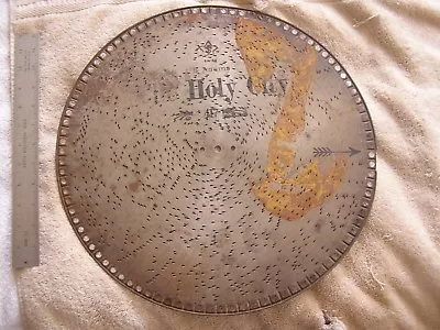 Antique Music Metal Disk Disc The Holy City S. Adams Swiss • $39.99