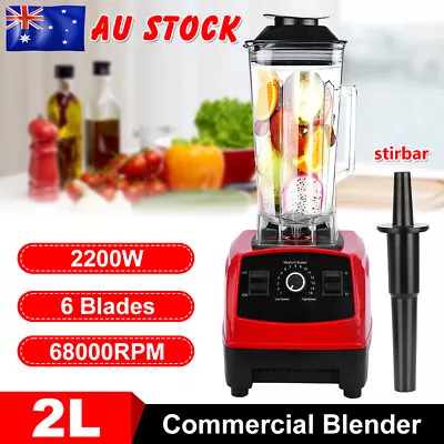 Smoothie Blender Commercial Countertop Blenders Smoothies Shakes Mixer Juicer AU • $49.85