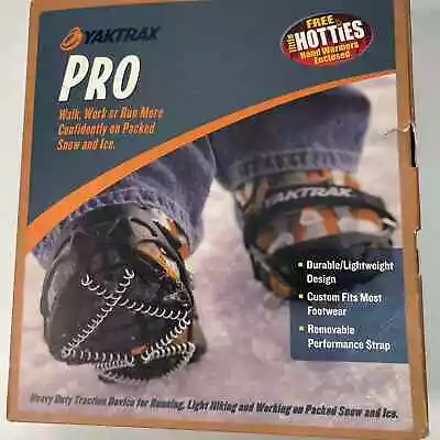 Yaktrax Pro Grips Traction: Built For Running Light Hiking Snow - Size Medium • $19