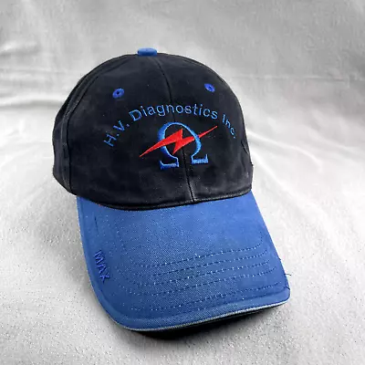 HV Diagnostics Hat Mens Adjustable Black Strap Back Dad Cap Ohm Flag Company • $10.92