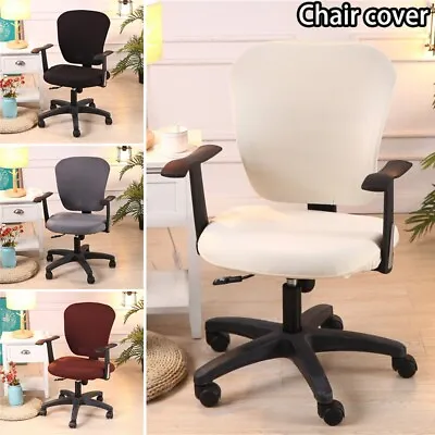 Racing Gaming Executive Recliner Swivel Computer Chair Office Seat Cushion Desk • £9.35