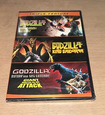 Triple Feature Giant Monsters DVD Set Godzilla Vs. Mothra And King Ghidorah Toho • $84.99