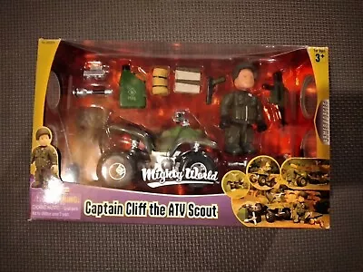 Mighty World Captain Cliff The ATV Scout Military Playset • $119.99