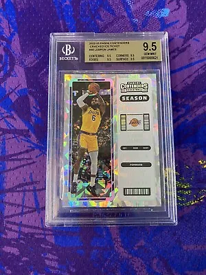 2022 Contenders Optic Cracked Ice Lebron James 6/26 Jsy Match Bgs 9.5 EBay 1/1 • $1600