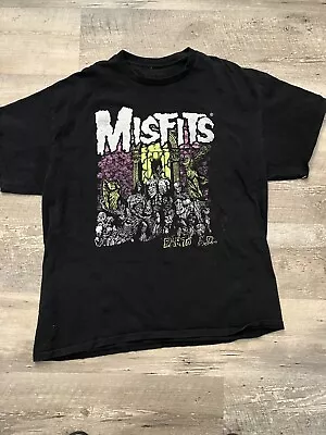 Misfits Earth AD T Shirt Mens Licensed Rock N Roll Music Retro Band Tee Black • $6.36