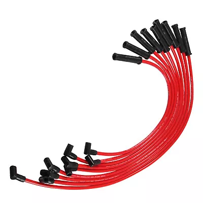 $30.49 • Buy HEI Spark Plug Wires Set 90 To Straight For Chevy SBC BBC 350 383 400 454 V8