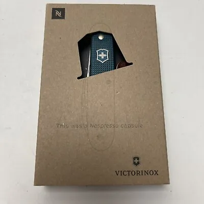 Victorinox Nespresso Limited Edition 2018 Blue Teal Swiss Army Knife • $199.99