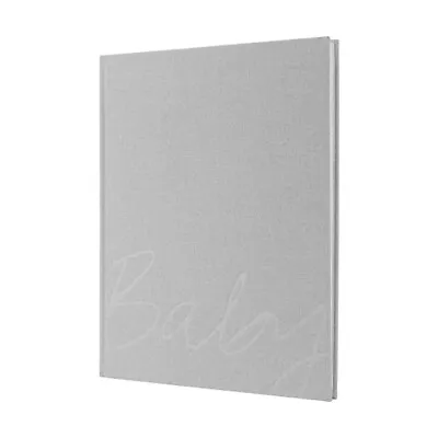 Baby Journal Book Keepsake Record - Grey Linen Cover - Brand New & Sealed • $20