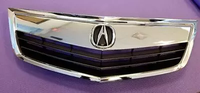 Fits NEW Acura TSX  2011-2014  ALL Chrome Grille Grill Whole PC W/ OE Emblem  • $149.99