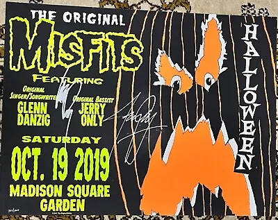 Misfits 2019 Madison Square Garden Poster MSG • $684.99