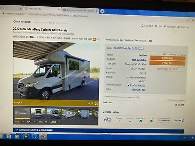 2022 Mercedes-Benz Sprinter  • $89000