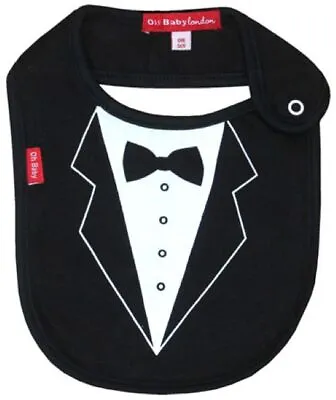 Suit Bow Tie Oh Baby London Bib • £7.99