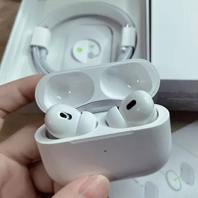 Apple AirPods Pro 2nd Generation Wireless Earbuds With Charging Case+Lanyard AUS • $43.33