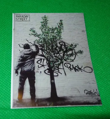 Martin Whatson Paint Trees Art Print Sticker 5.75cm X 8cm Graffiti Prints • £5.50