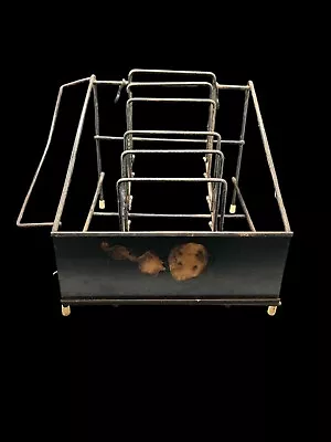 VINTAGE Black Candy Display Rack Countertop Metal Grocery Diner • $35