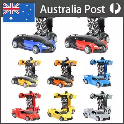 2 In 1 Mini Car Toys Deformable Robot Deformation Car Toy Children Toy Boys Gift • $9.79