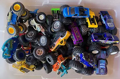 Lot 27 Monster Jam Trucks Hot Wheels 1:64 Alien Galaxies Crushstation Toro Grave • $88