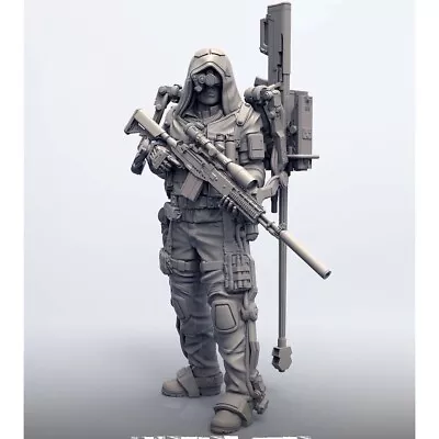 1/35 Scale Unpainted Resin Sniper Figure Unassembled Military US Soldier Kit GK • $13.99