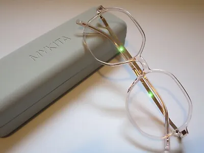 Mykita Lite HILLA 940 Rose Water Gold Glasses Eyewear Eyeglasses Frame Handmade • $249