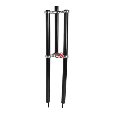 Chopper Bicycle Fork 1 1/8  Threadless 30  Long Disk Brake Mount Black • $98.50