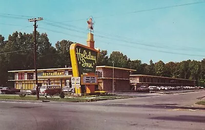 Holiday Inn Motel Paducah Kentucky Postcard 1950's • $1.99