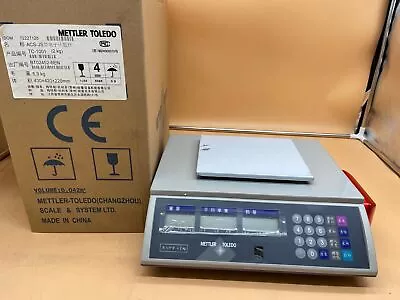 Mettler Toledo Industrial Scale ACS-JS 2kg Strobe Alarm In Box Chinese Menu • $29