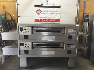 Middleby Marshall PS570G Double Stack Conveyor Pizza Ovens Tested / Working! • $14999