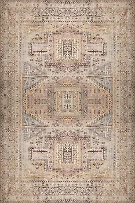 Anatolian Rug Pastel Vintage Style Geometric Rug Farmhouse Rug Turkish Rug • $195