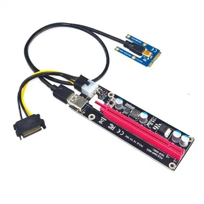 Mini PCIe To PCI 16X Riser For Laptop External Card EXP GDC BTC Miner • $9.99