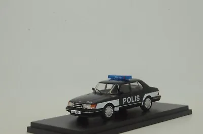 RARE !!! Saab 900 Finland Polis Police Deagostini 1/43 • $64.43