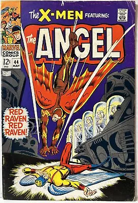 1968 Marvel Comics The X-Men #44 The Angel 1st Appearance Of Red Raven VG+ • $34.99