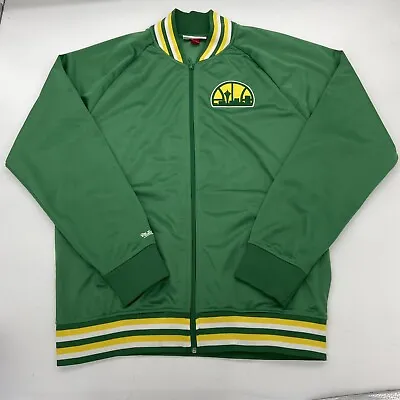 Mitchell & Ness Seattle Supersonics Track Jacket Lined Extra Large Vintage • $115