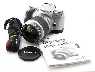 Canon EOS 300v 35mm Film AF SLR Camera W EF 28-90mm F4-5.6 Zoom Lens - UK Seller • £49.99