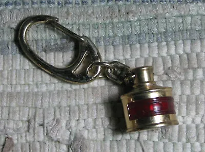 Vintage Key Ring Lantern Nautical Marine Brass Yellow Metal • $19.95