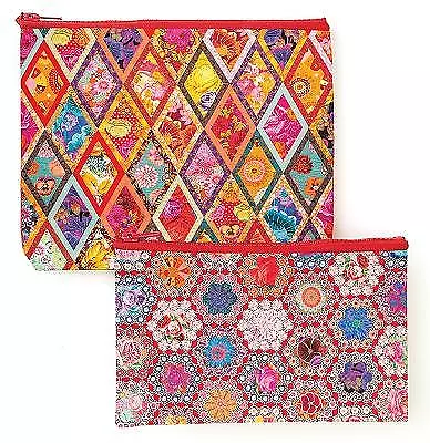 Kaffe Fassett's Fabulous Florals Eco Pouch Set - 9781644031643 • £10.16