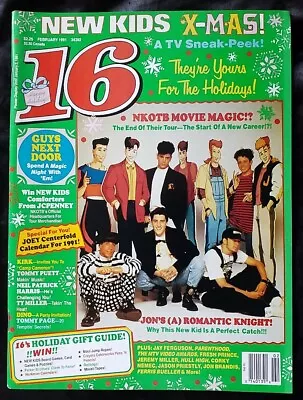 16 Magazine - New Kids On The Block X-Mas! NKOTB Cartoon Sneak Peak!  • $15