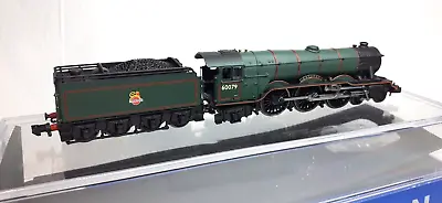 N Gauge Dapol  ND129C A3 Steam Locomotive 60079 'Bayardo' BR Lined Green • £115