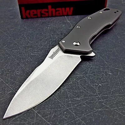 Kershaw Gray TiNi Eris Assisted Opening 8Cr13MoV Blade Folding EDC Pocket Knife • $29.99