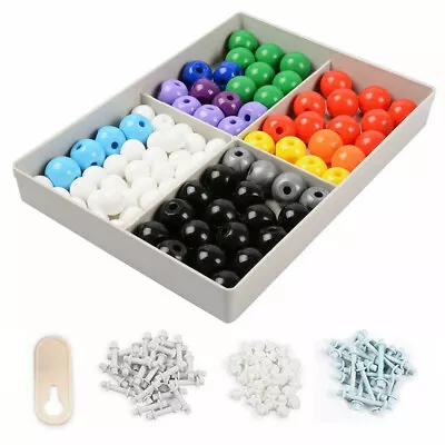 $31.34 • Buy Organic Chemistry Colorful Model Kit 239 Pieces Molecular Atoms Bonds For School