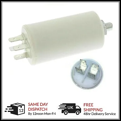 7uf Run Start Capacitor Fits HOOVER CANDY Tumble Dryer Spare Replacement Part • £8.45