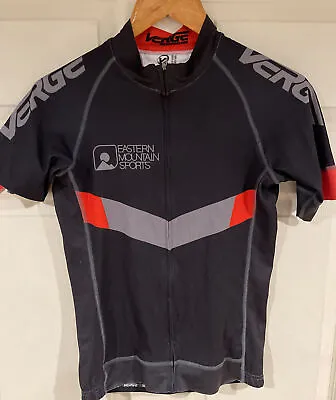 Verge Men's Triumph Core S/S Cycling Jersey Blk/Gr/Red Large - Preowned • $11.99