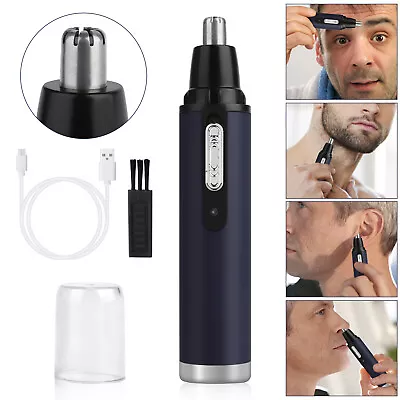 Electric Hair Trimmer Face Nose Ear Eyebrow Mustache Beard Clean Shaver Clipper • $9.48