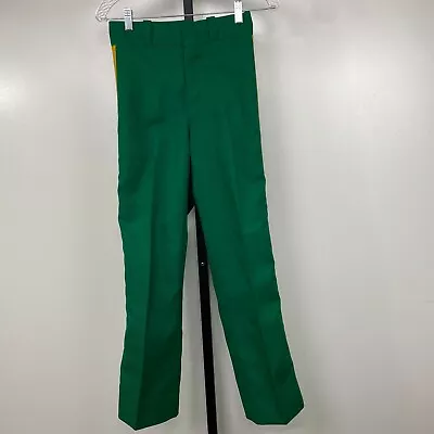 Vintage Green Marching Band Uniform Pants Yellow Pinstripe XS/Small • $36