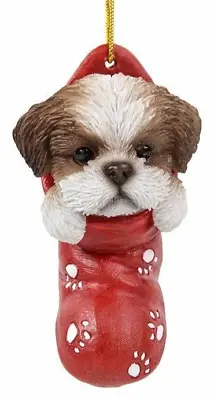 £9.99 • Buy Shih Tzu Christmas Tree Decoration/Ornament Stocking Gift/Present Dog Bauble