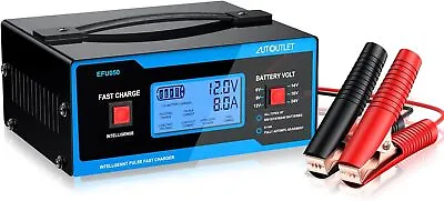 8 Volt Battery Charger Automotive Battery Charger And Maintainer 0-10A With Upgr • $47.99